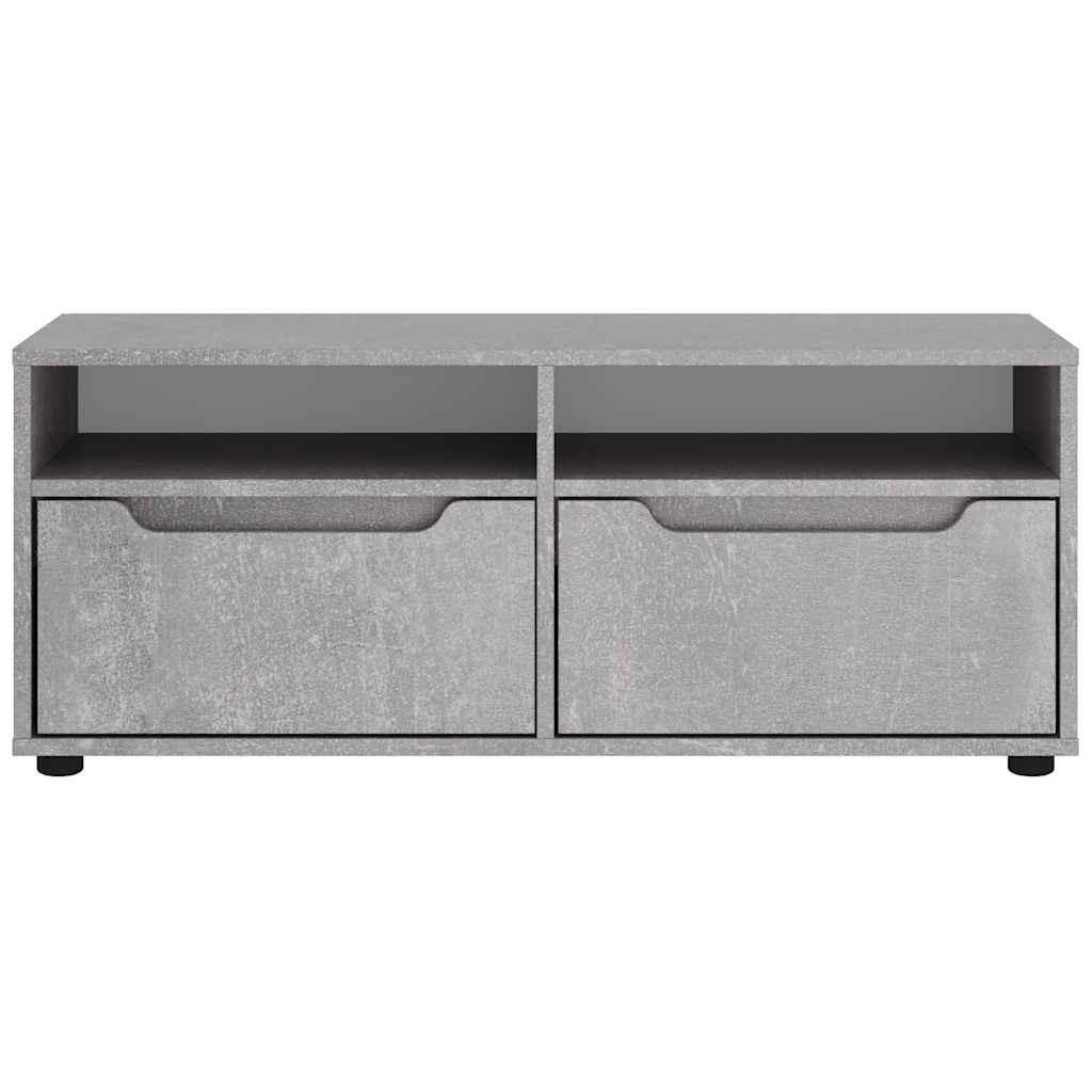 ντουλάπι τηλεόρασης VISNES Γκρι μπετόν 100x40x38 cm