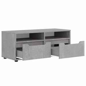 ντουλάπι τηλεόρασης VISNES Γκρι μπετόν 100x40x38 cm