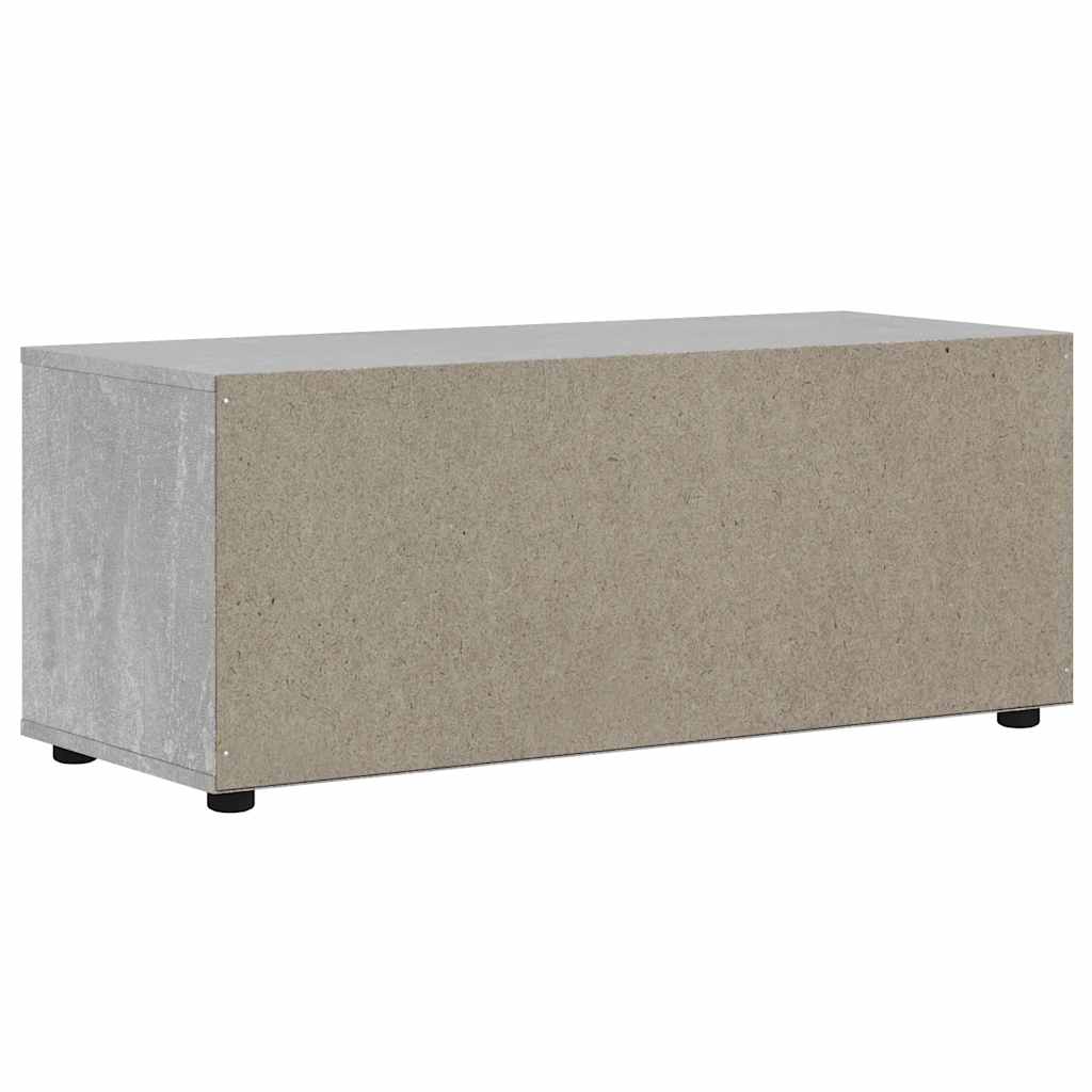 ντουλάπι τηλεόρασης VISNES Γκρι μπετόν 100x40x38 cm