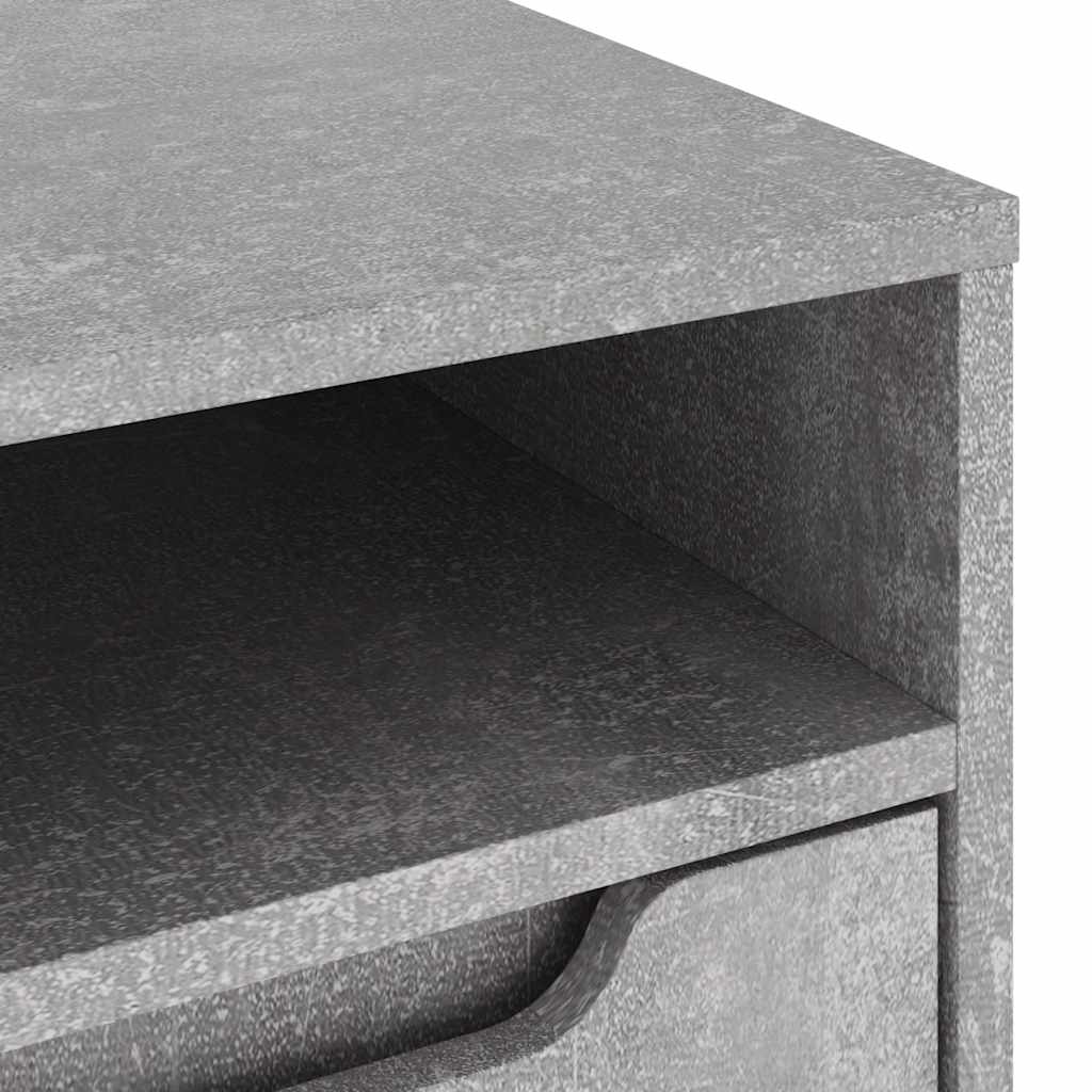 ντουλάπι τηλεόρασης VISNES Γκρι μπετόν 100x40x38 cm