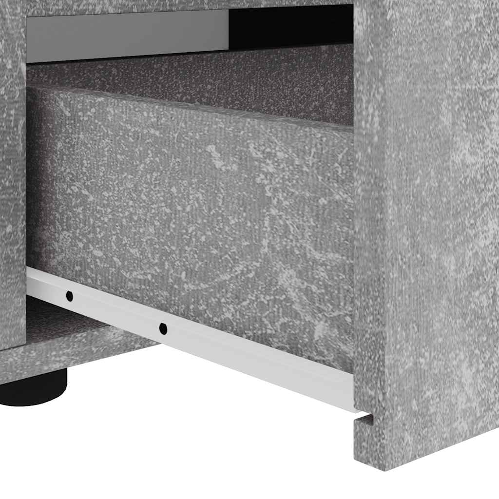 ντουλάπι τηλεόρασης VISNES Γκρι μπετόν 100x40x38 cm