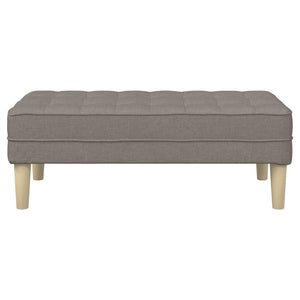 παγκάκι Taupe 113 x 57 x 39 εκ. ύφασμα