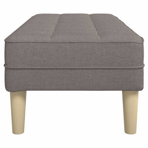 παγκάκι Taupe 113 x 57 x 39 εκ. ύφασμα