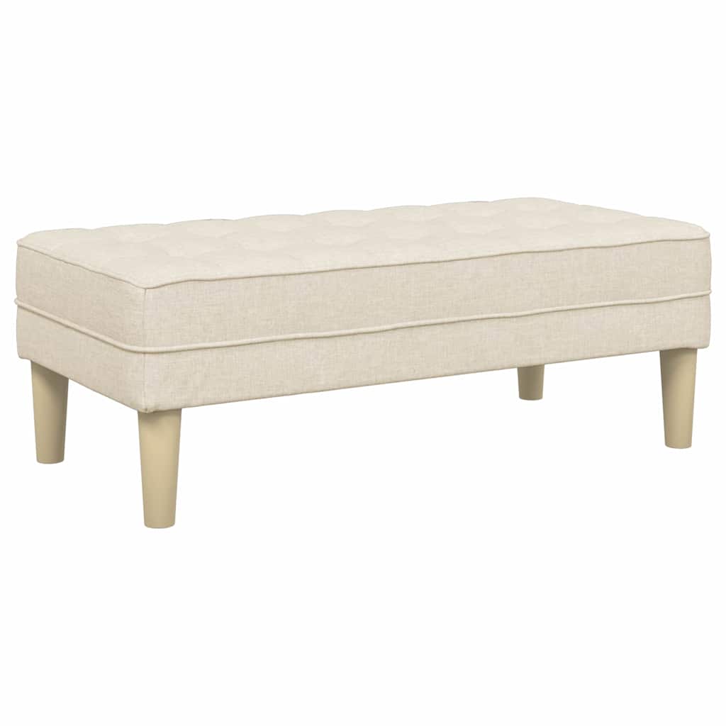 παγκάκι με μαξιλάρι Λινό 113 x 57 x 39 εκ. ύφασμα - Pakobazaar