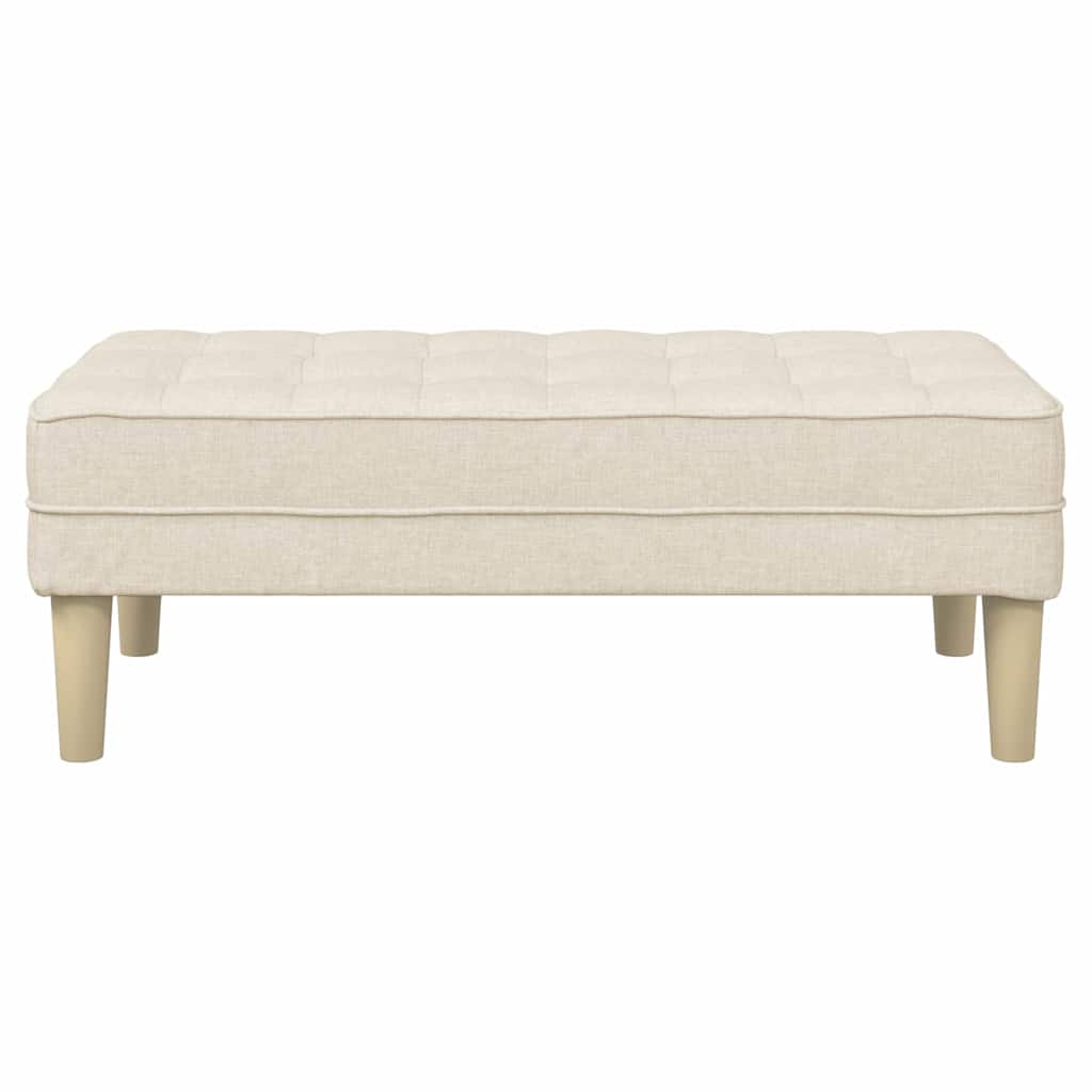 παγκάκι με μαξιλάρι Λινό 113 x 57 x 39 εκ. ύφασμα - Pakobazaar