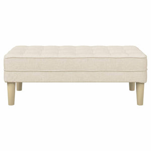 παγκάκι με μαξιλάρι Λινό 113 x 57 x 39 εκ. ύφασμα - Pakobazaar