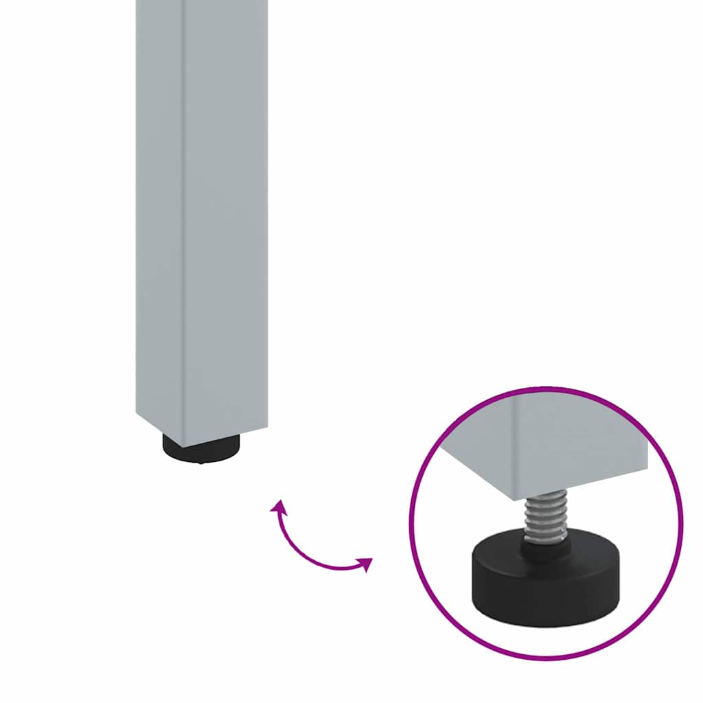 Εξωτερικό Τραπέζι Φυσικό και Γκρι 150 x 90 x 75 cm - Pakobazaar