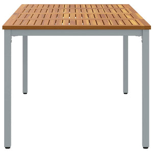 Εξωτερικό Τραπέζι Φυσικό και Γκρι 180 x 90 x 75 cm