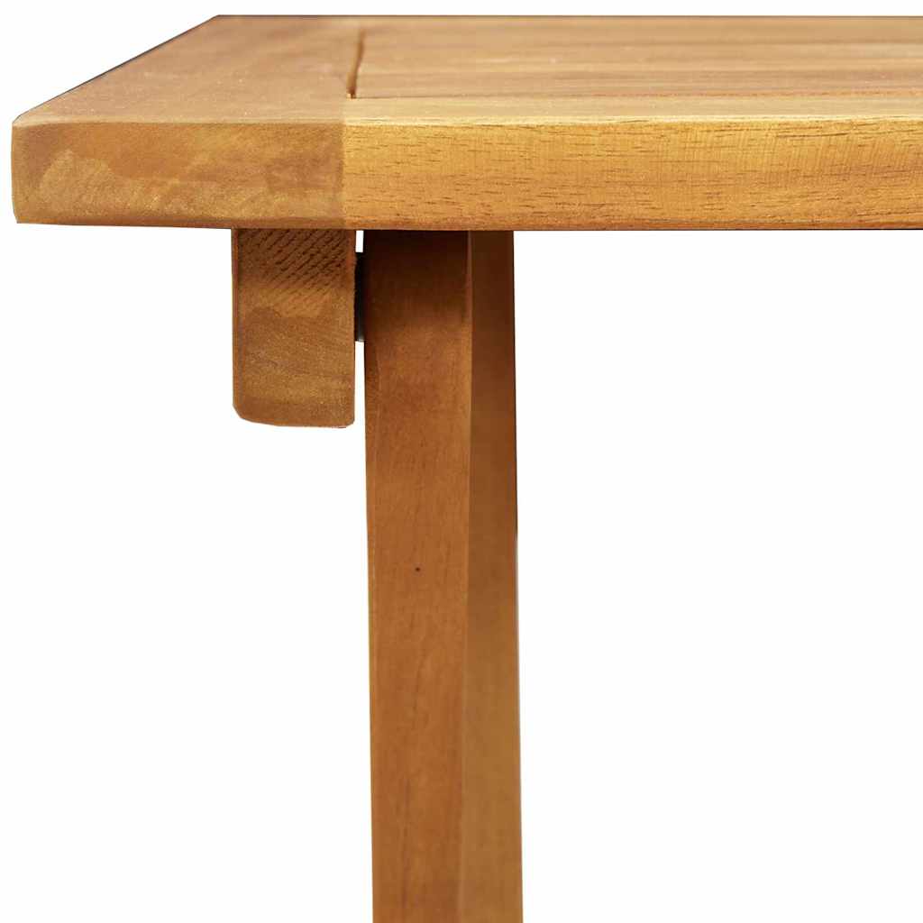 Τραπέζι Κήπου Φυσικό 60 x 60 x 72 cm Στερεό Ξύλο Ακακίας - Pakobazaar