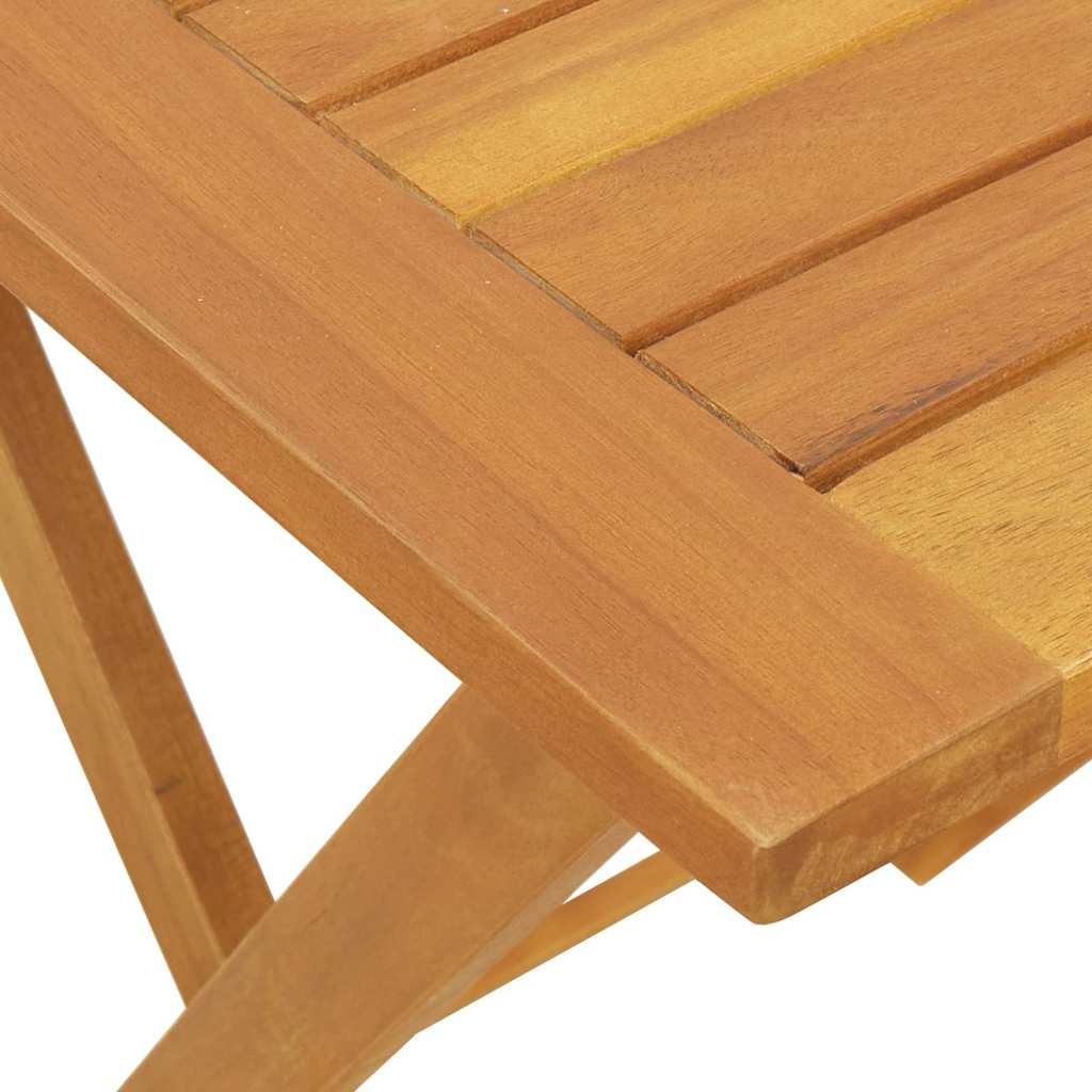 Τραπέζι Κήπου Φυσικό 60 x 60 x 72 cm Στερεό Ξύλο Ακακίας - Pakobazaar