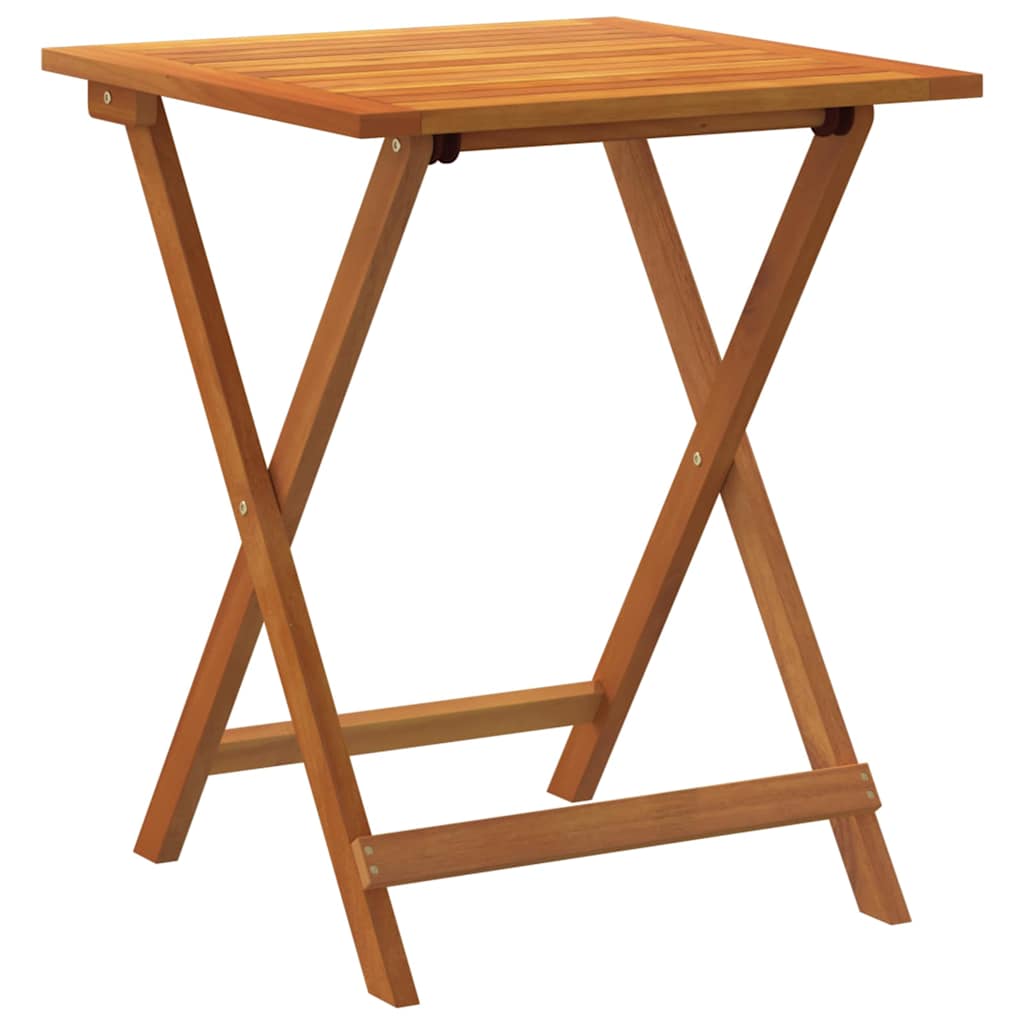 Τραπέζι Κήπου Φυσικό 60 x 60 x 72 cm Στερεό Ξύλο Ακακίας - Pakobazaar