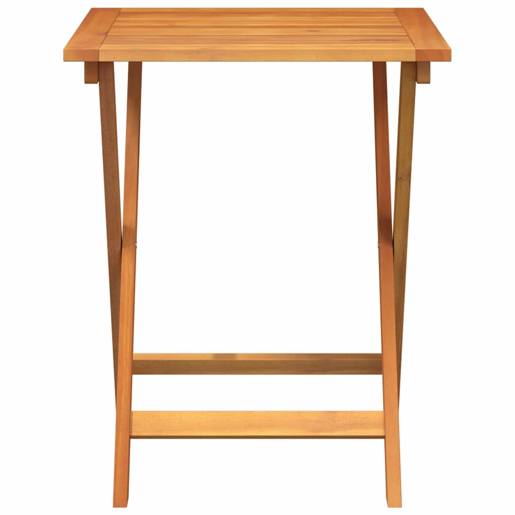Τραπέζι Κήπου Φυσικό 60 x 60 x 72 cm Στερεό Ξύλο Ακακίας - Pakobazaar