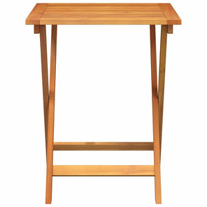 Τραπέζι Κήπου Φυσικό 60 x 60 x 72 cm Στερεό Ξύλο Ακακίας - Pakobazaar