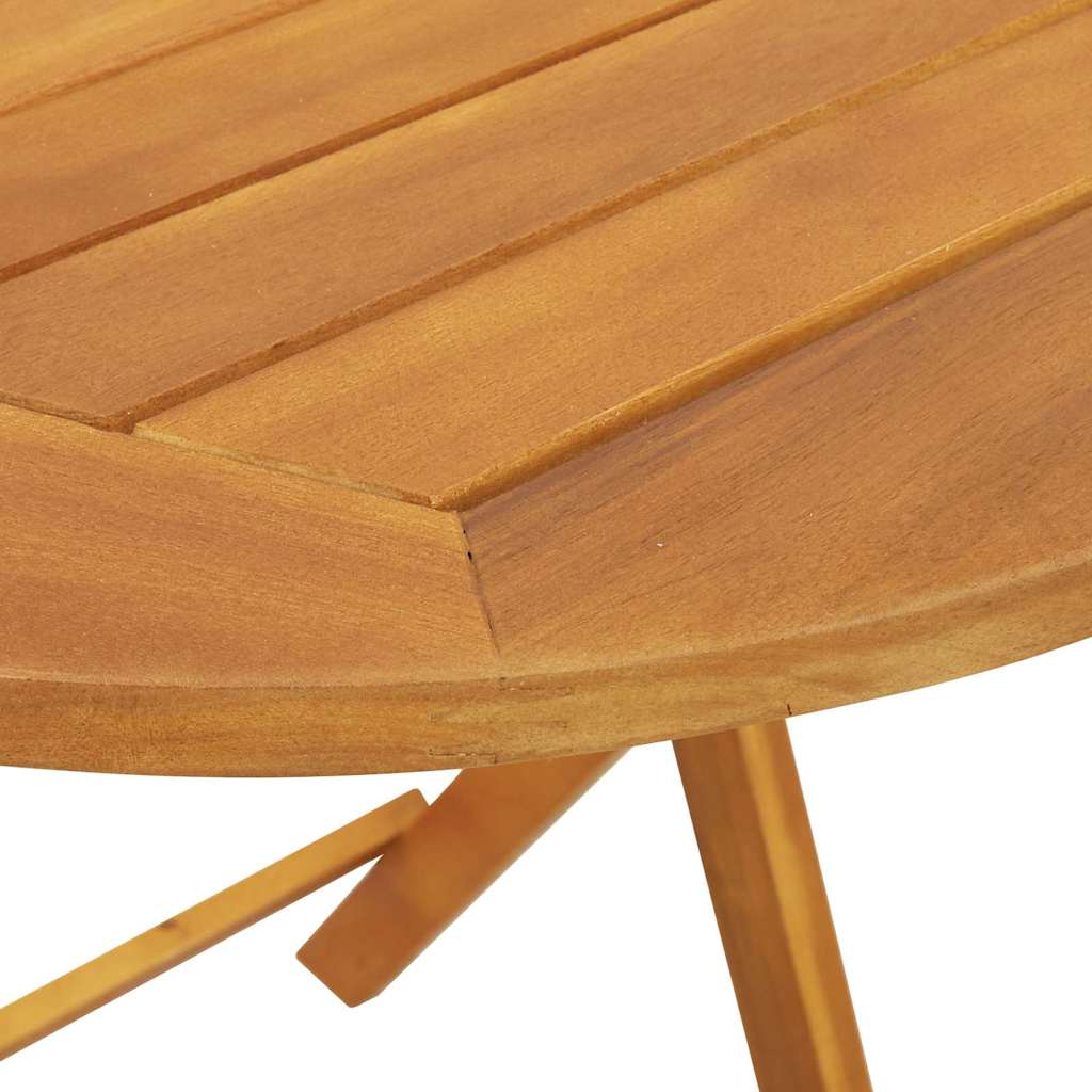 Τραπέζι Κήπου Φυσικό 60 x 60 x 72 cm Στερεό Ξύλο Ακακίας - Pakobazaar