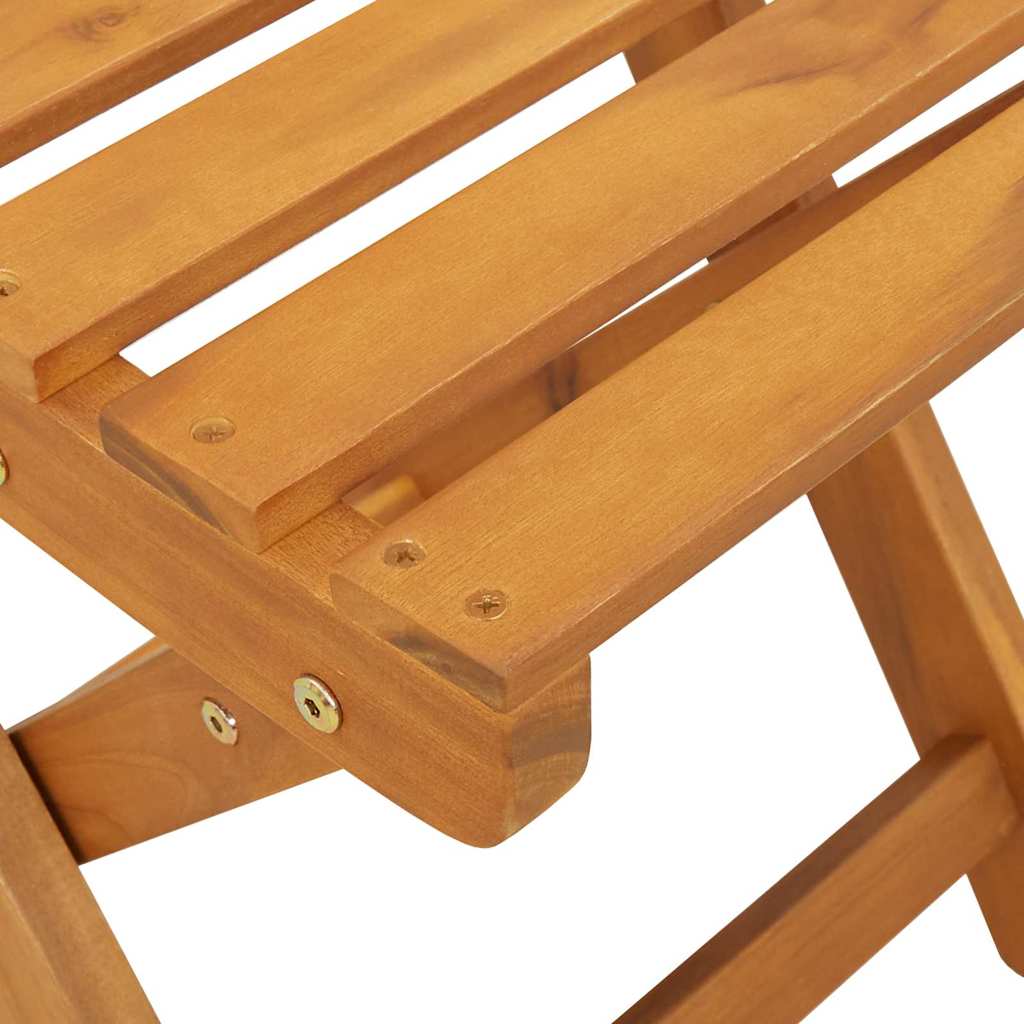 Καρέκλα Κήπου 2 pcs Φυσικό Λάδι 40 x 42 x 85 εκ - Pakobazaar