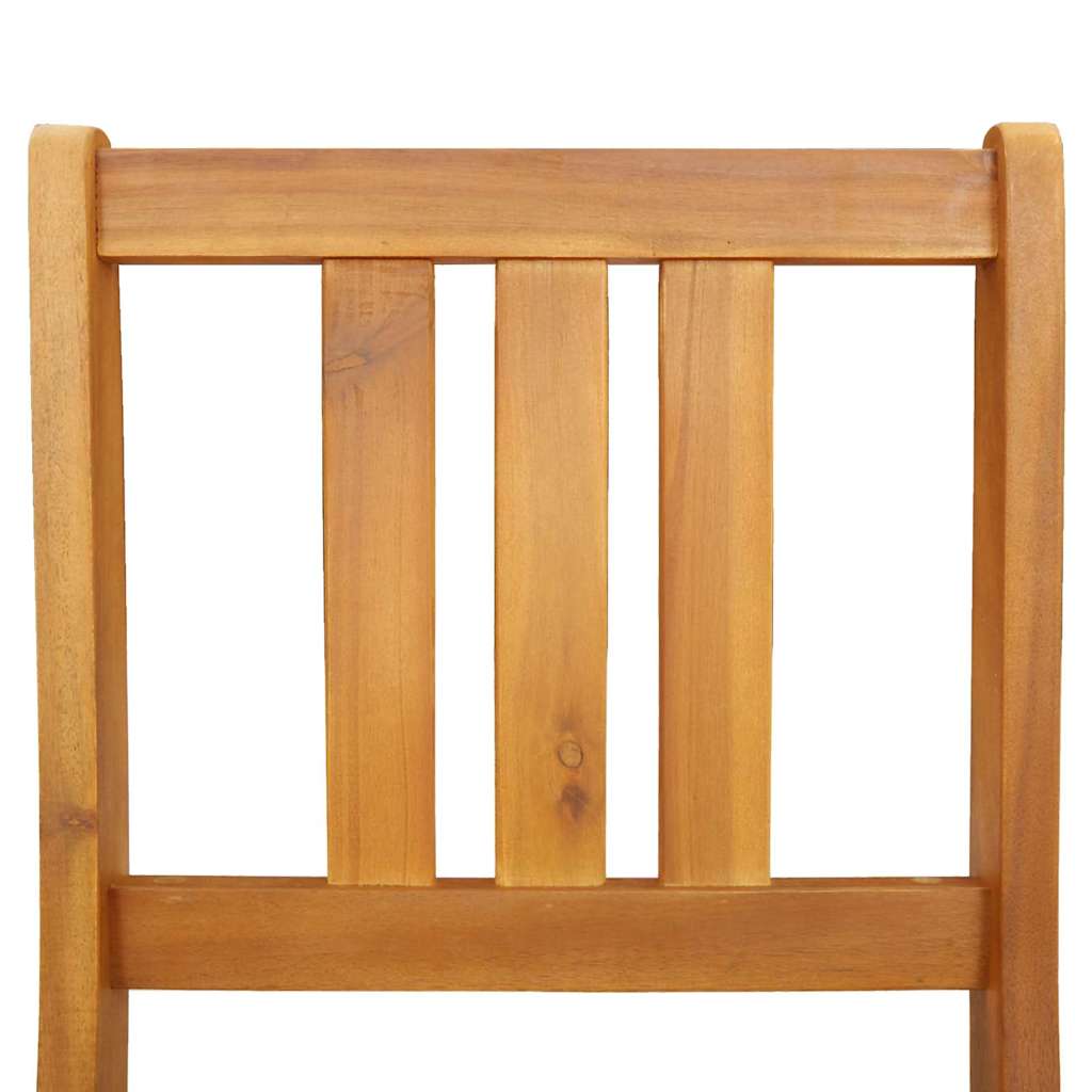Καρέκλα Κήπου 2 pcs Φυσικό Λάδι 40 x 42 x 85 εκ - Pakobazaar