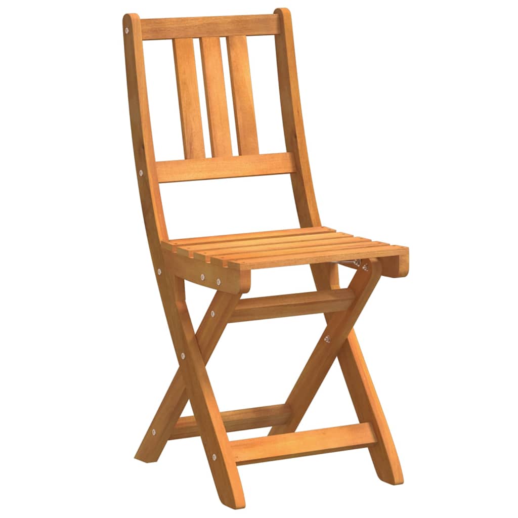 Καρέκλα Κήπου 2 pcs Φυσικό Λάδι 40 x 42 x 85 εκ - Pakobazaar