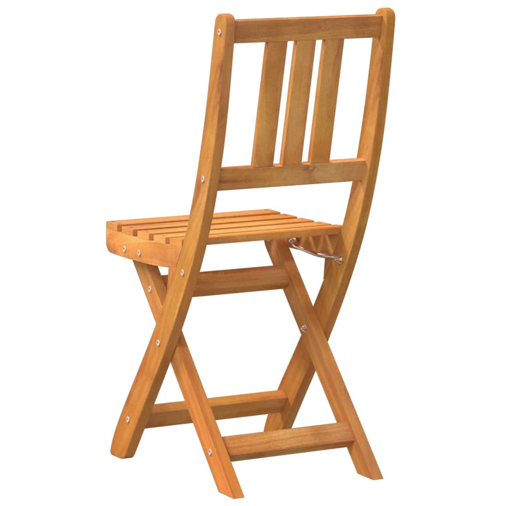 Καρέκλα Κήπου 2 pcs Φυσικό Λάδι 40 x 42 x 85 εκ - Pakobazaar