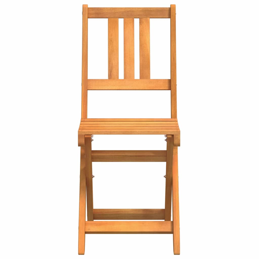 Καρέκλα Κήπου 2 pcs Φυσικό Λάδι 40 x 42 x 85 εκ - Pakobazaar