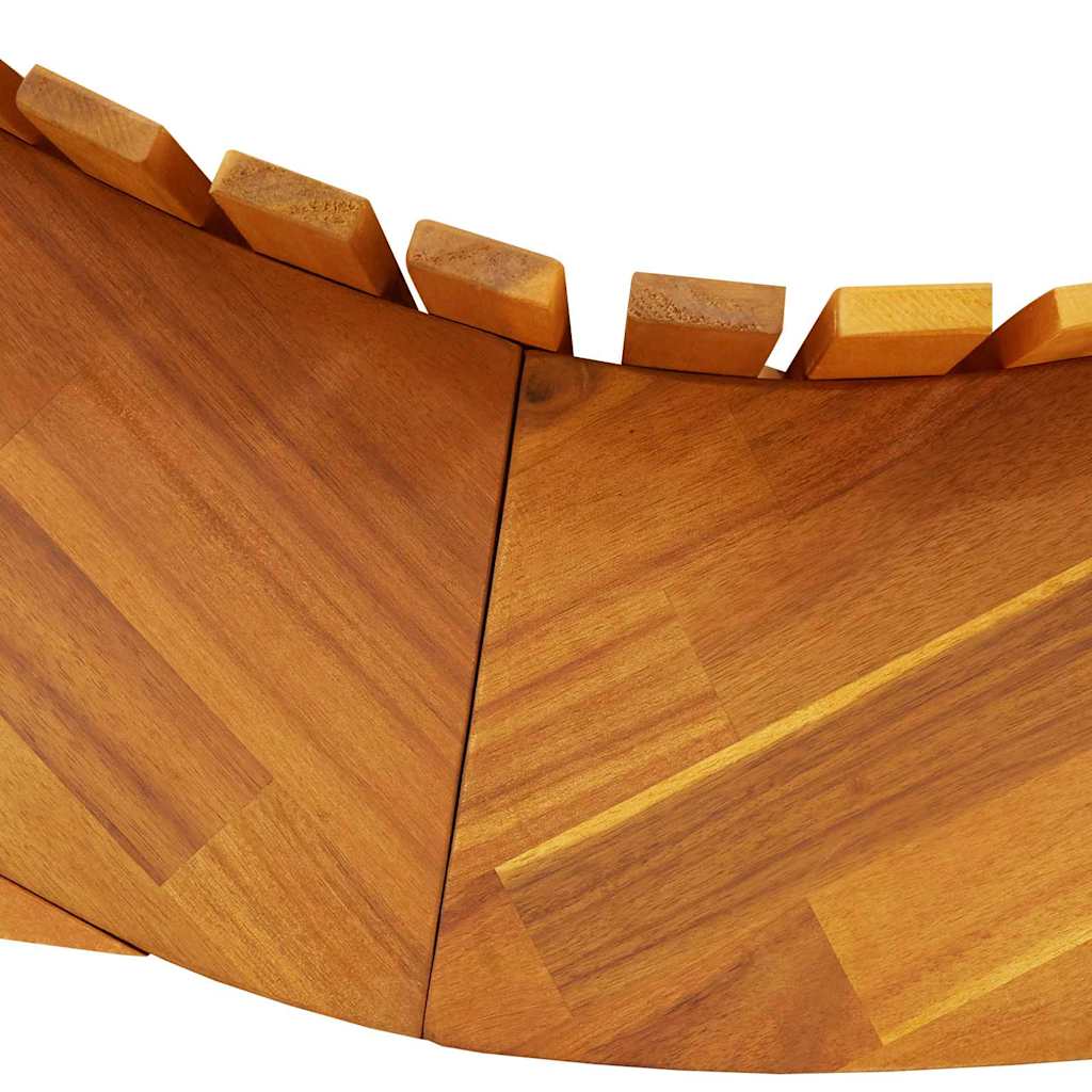 Ξαπλώστρα 2 pcs Καφέ 154 x 60 x 74 εκ Στερεό Ξύλο Ακακίας - Pakobazaar