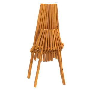 Καρέκλα 2 pcs Καφέ 69 x 56 x 84 εκ. Στερεό Ξύλο Ακακίας - Pakobazaar