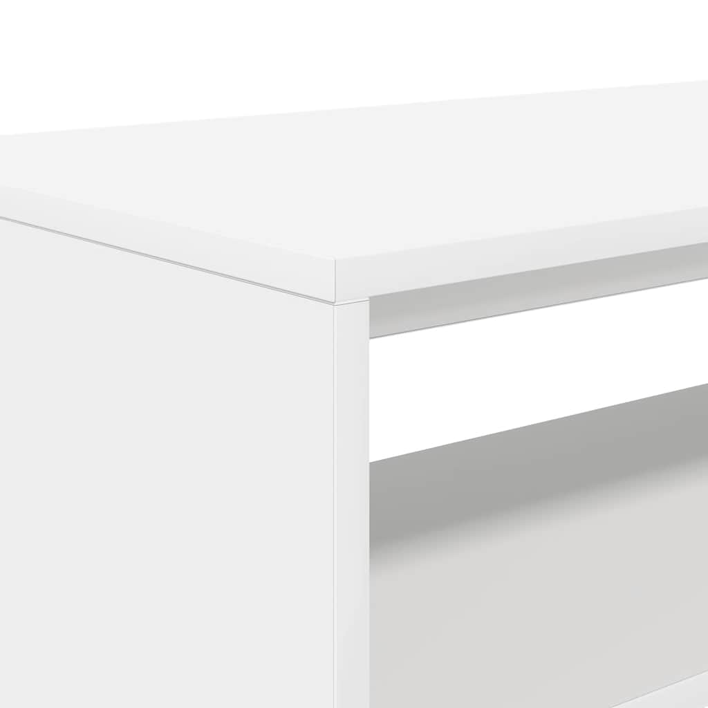 ντουλάπι τηλεόρασης  Λευκό 60x40x40 cm Κατασκευασμένο ξύλο - Pakobazaar