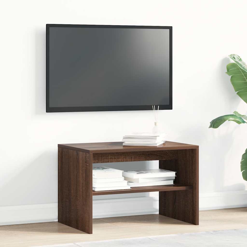 Ντουλάπι τηλεόρασης καφέ δρυς 60x40x40 cm Ξύλινη κατασκευή
