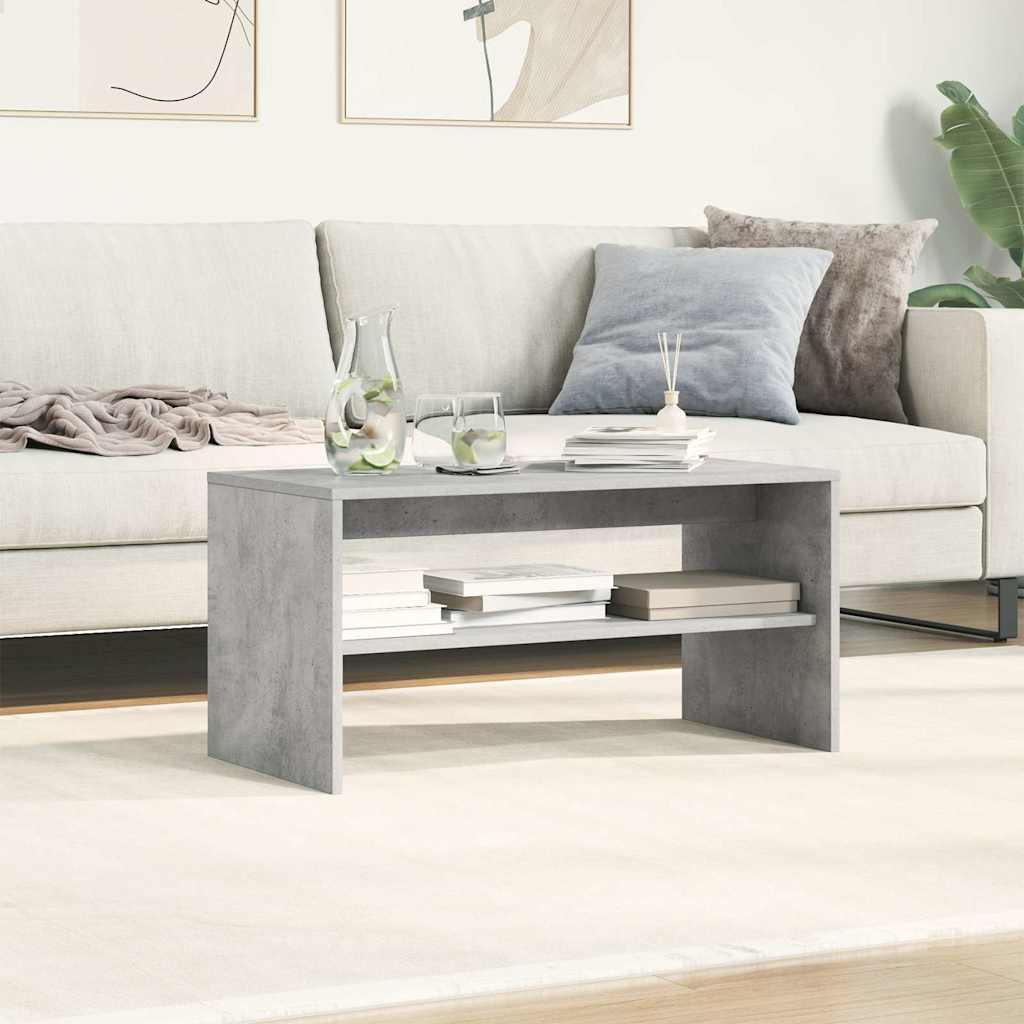 Έπιπλο Τηλεόρασης Γκρι Σκυροδέματος 80x40x40 εκ. Μοριοσανίδα