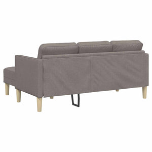 Σετ Καναπέ με μαξιλάρι 2 pcs Taupe Πολυεστέρας - Pakobazaar