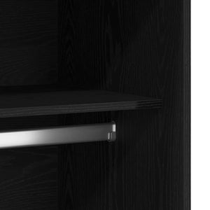 Ντουλάπι Μαύρη δρυς 100 x 50 x 200 cm Επεξεργασμένο ξύλο - Pakobazaar