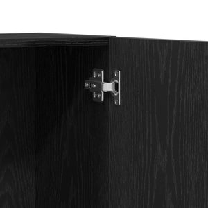 Γραφείο Ντουλάπι Μαύρη Οξυά 60 x 32 x 190 cm Επεξεργασμένο ξύλο - Pakobazaar