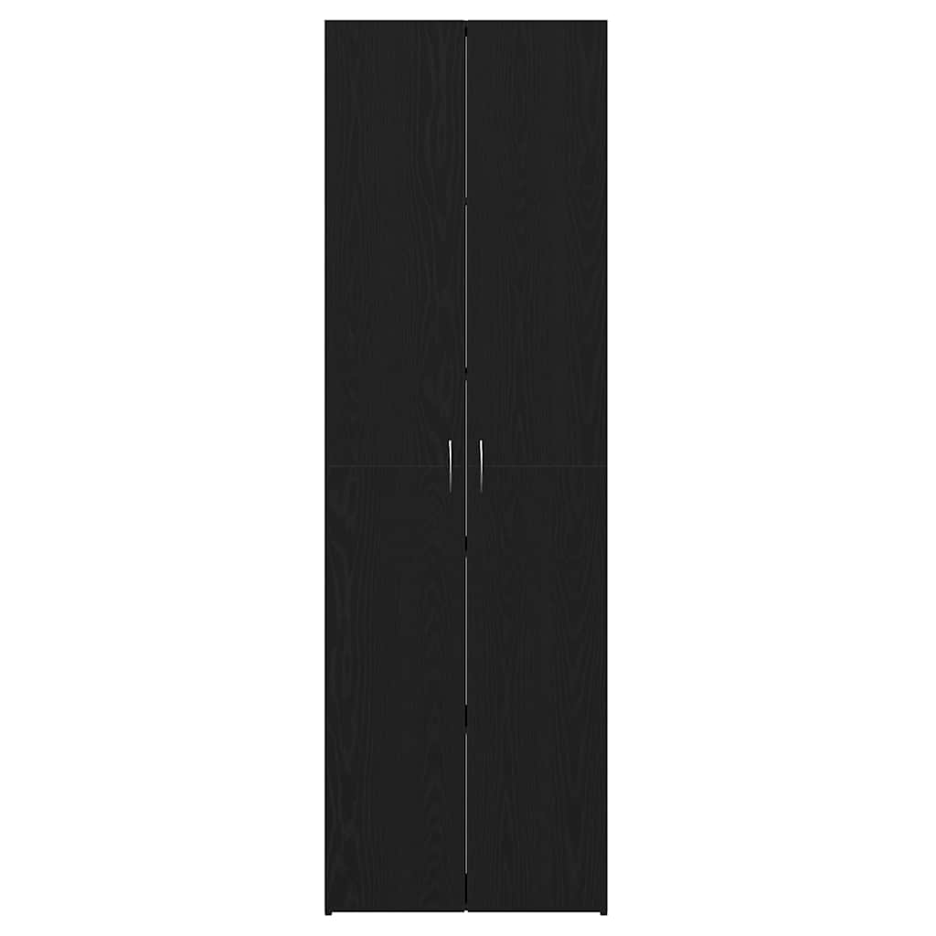 Γραφείο Ντουλάπι Μαύρη Οξυά 60 x 32 x 190 cm Επεξεργασμένο ξύλο - Pakobazaar