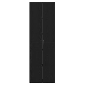 Γραφείο Ντουλάπι Μαύρη Οξυά 60 x 32 x 190 cm Επεξεργασμένο ξύλο - Pakobazaar