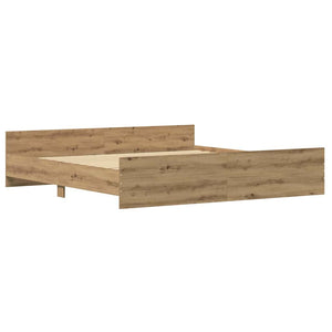 Σκελετός Κρεβατιού με κεφαλάρι Artisan Oak 203 x 203 x 50 εκ - Pakobazaar