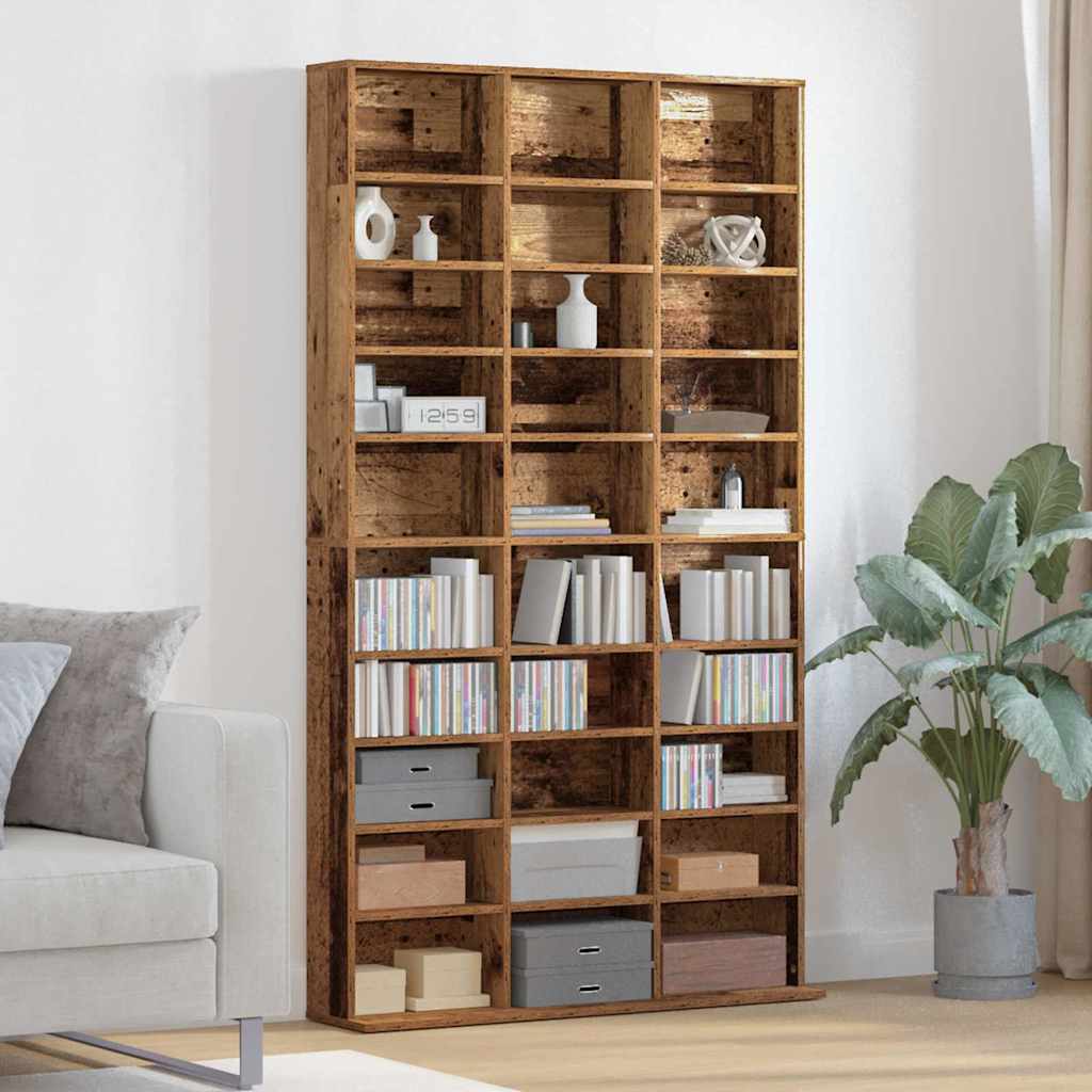 Ντουλάπα CD Παλαιό ξύλο 101 x 23 x 177,5 εκ Επεξεργασμένο ξύλο
