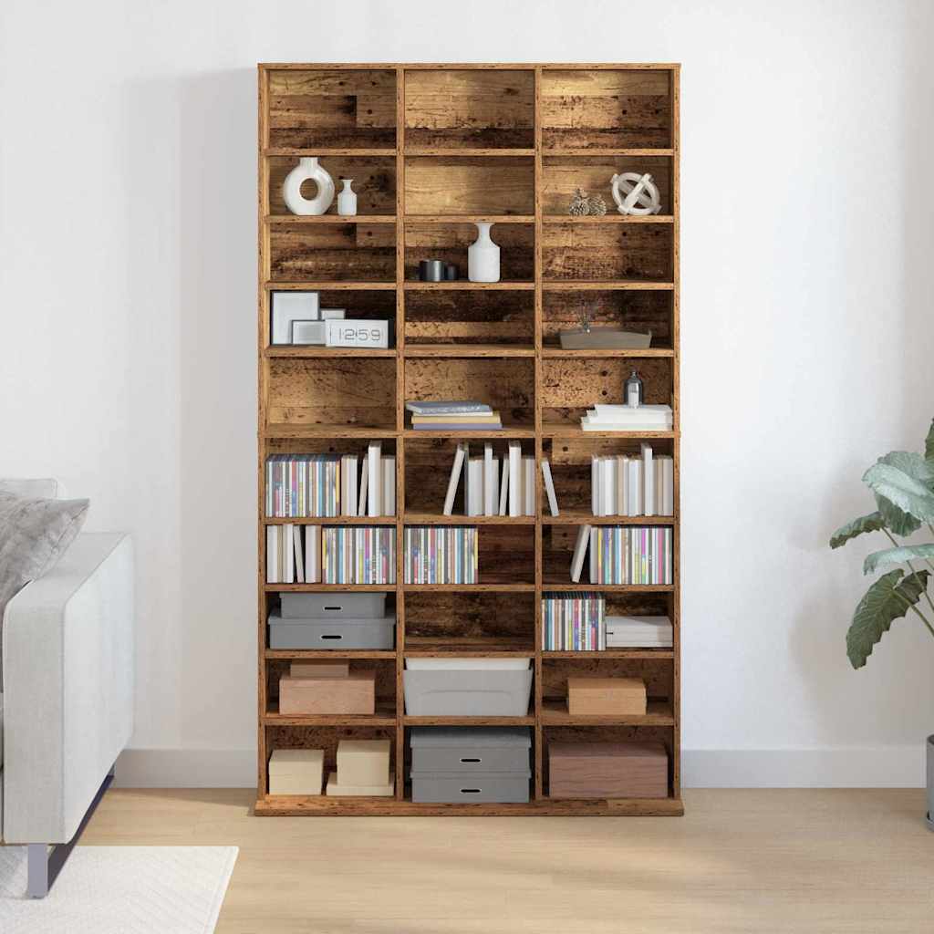 Ντουλάπα CD Παλαιό ξύλο 101 x 23 x 177,5 εκ Επεξεργασμένο ξύλο