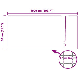 Σίτα εντόμων Λευκό 80 x 1000 cm Γυαλί-Ίνα