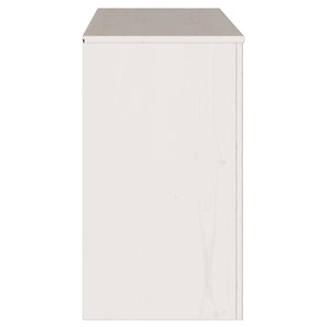 Πλαϊνό γραφείο με συρτάρι Drammen Λευκό 114 x 43 x 75,5 εκ