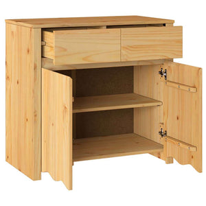 Πλαϊνό γραφείο με συρτάρι Drammen Δρυς 79 x 43 x 75.5 εκ.