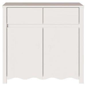 Πλαϊνό γραφείο με συρτάρι Drammen Λευκό 79 x 43 x 75.5 εκ.