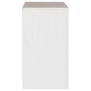 Πλαϊνό γραφείο με συρτάρι Drammen Λευκό 79 x 43 x 75.5 εκ.