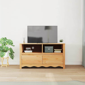 Ντουλάπι TV Drammen Δρυς 99 x 43 x 55 εκ. Μασίφ ξύλο πεύκου