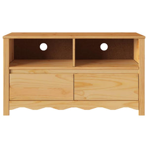 Ντουλάπι TV Drammen Δρυς 99 x 43 x 55 εκ. Μασίφ ξύλο πεύκου