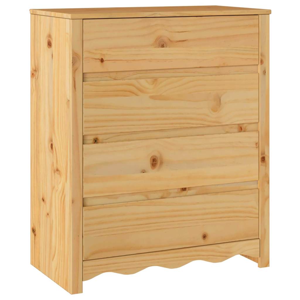 Κουτί με συρτάρια με συρτάρι Drammen Δρυς 76,5 x 40 x 91 εκ - Pakobazaar