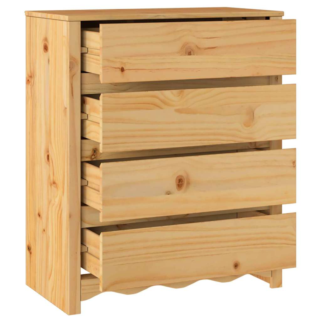 Κουτί με συρτάρια με συρτάρι Drammen Δρυς 76,5 x 40 x 91 εκ - Pakobazaar