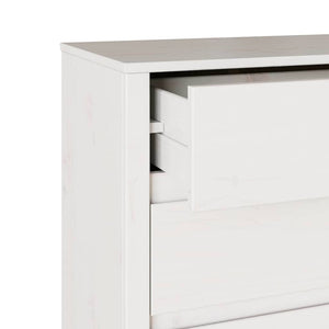 Κουτί με συρτάρια με συρτάρι Drammen Λευκό 76,5 x 40 x 91 εκ - Pakobazaar