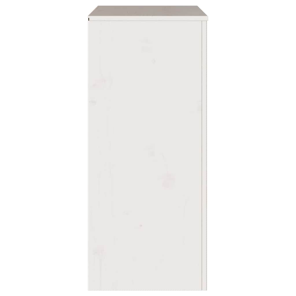Κουτί με συρτάρια με συρτάρι Drammen Λευκό 76,5 x 40 x 91 εκ - Pakobazaar