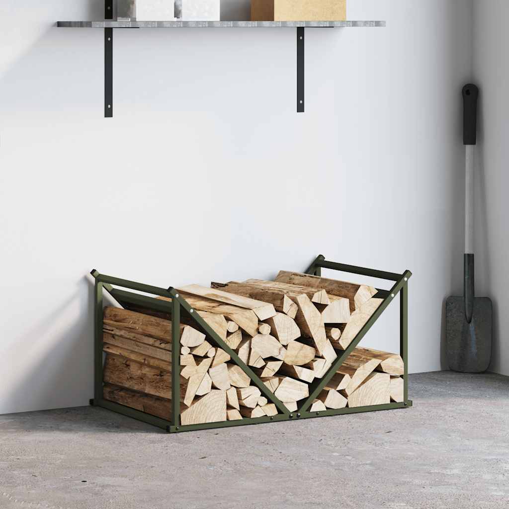 Ράφι Καυσόξυλων 70x43x34,5 εκ. Χάλυβας ψυχρής έλασης