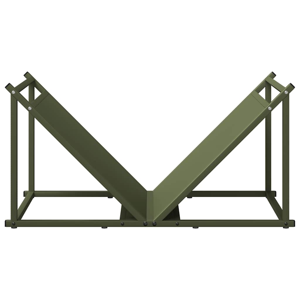Ράφι Καυσόξυλων 70x43x34,5 εκ. Χάλυβας ψυχρής έλασης