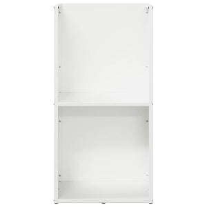 Ράφι Καυσόξυλων Λευκό 40x30x80 εκ. Χάλυβας ψυχρής έλασης